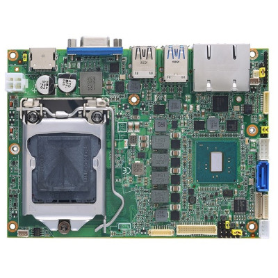 Axiomtek CAPA500 Embedded  Board, 7/6th Gen Intel Core i processor, Intel H110 or Q170, LVDS, VGA, HDMI, 2 GbE LANs and Audio